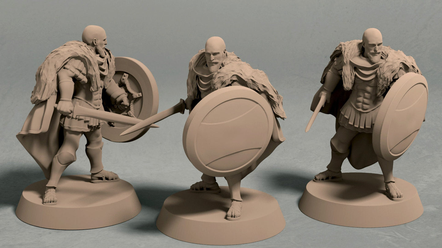 Human Barbarian Miniature  | RPG Minis | D&D | DND | RPG | Tabletop Gaming |  From LegendBuilds