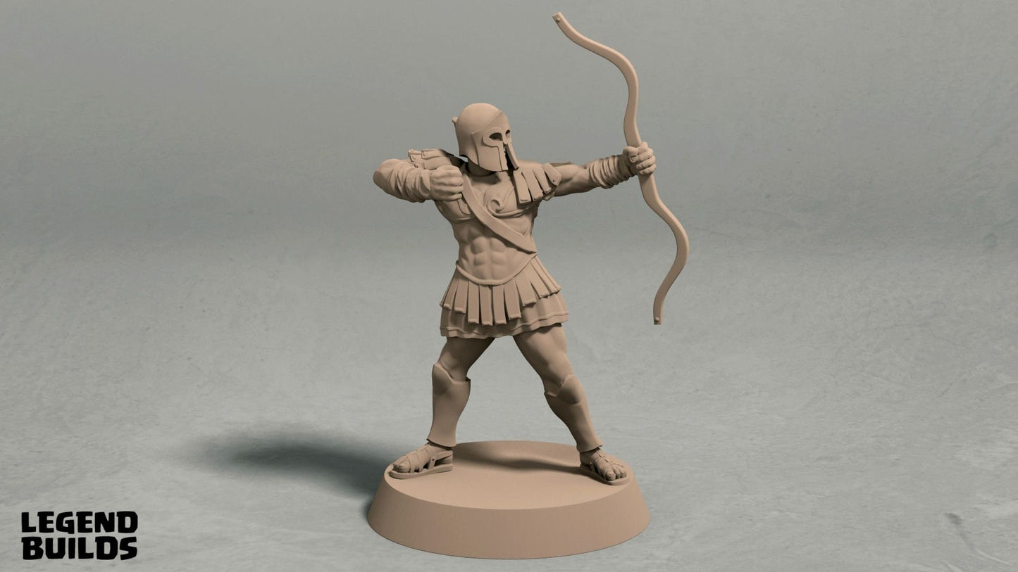 Archers - City Guard/Roman Legionnaires Miniatures  | RPG Minis | D&D | DND | RPG | Tabletop Gaming |  From LegendBuilds