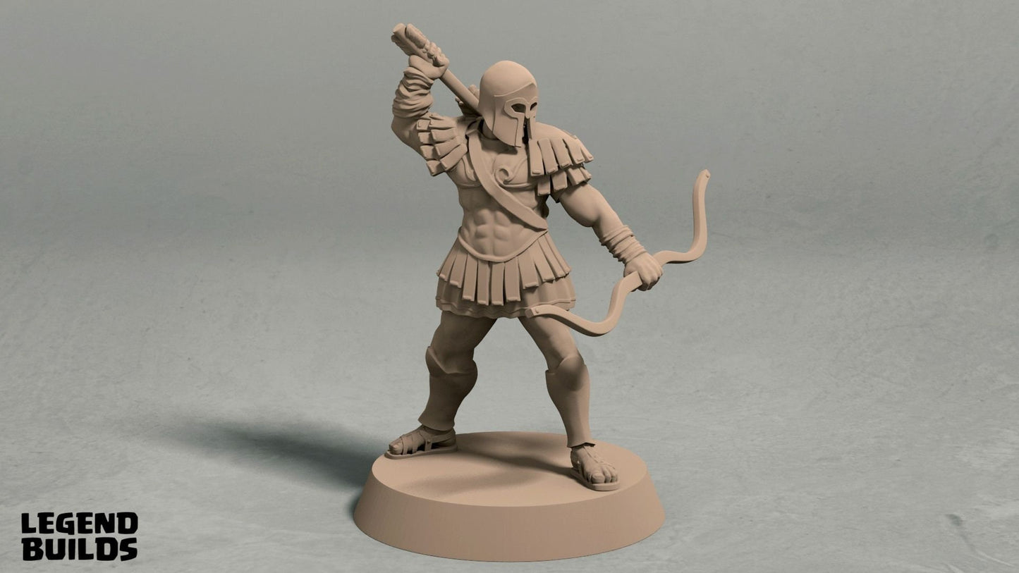 Archers - City Guard/Roman Legionnaires Miniatures  | RPG Minis | D&D | DND | RPG | Tabletop Gaming |  From LegendBuilds