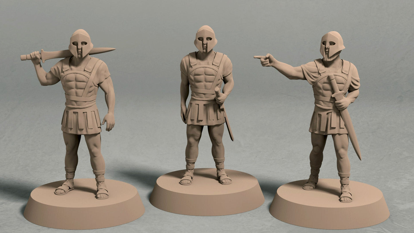 Gladius - City Guard/Roman Legionnaires Miniatures  | RPG Minis | D&D | DND | RPG | Tabletop Gaming |  From LegendBuilds