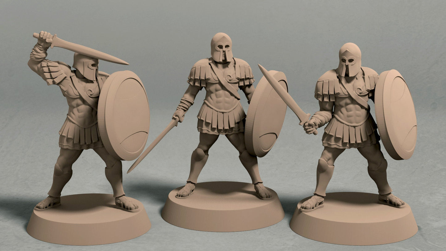 Gladius - City Guard/Roman Legionnaires Miniatures  | RPG Minis | D&D | DND | RPG | Tabletop Gaming |  From LegendBuilds