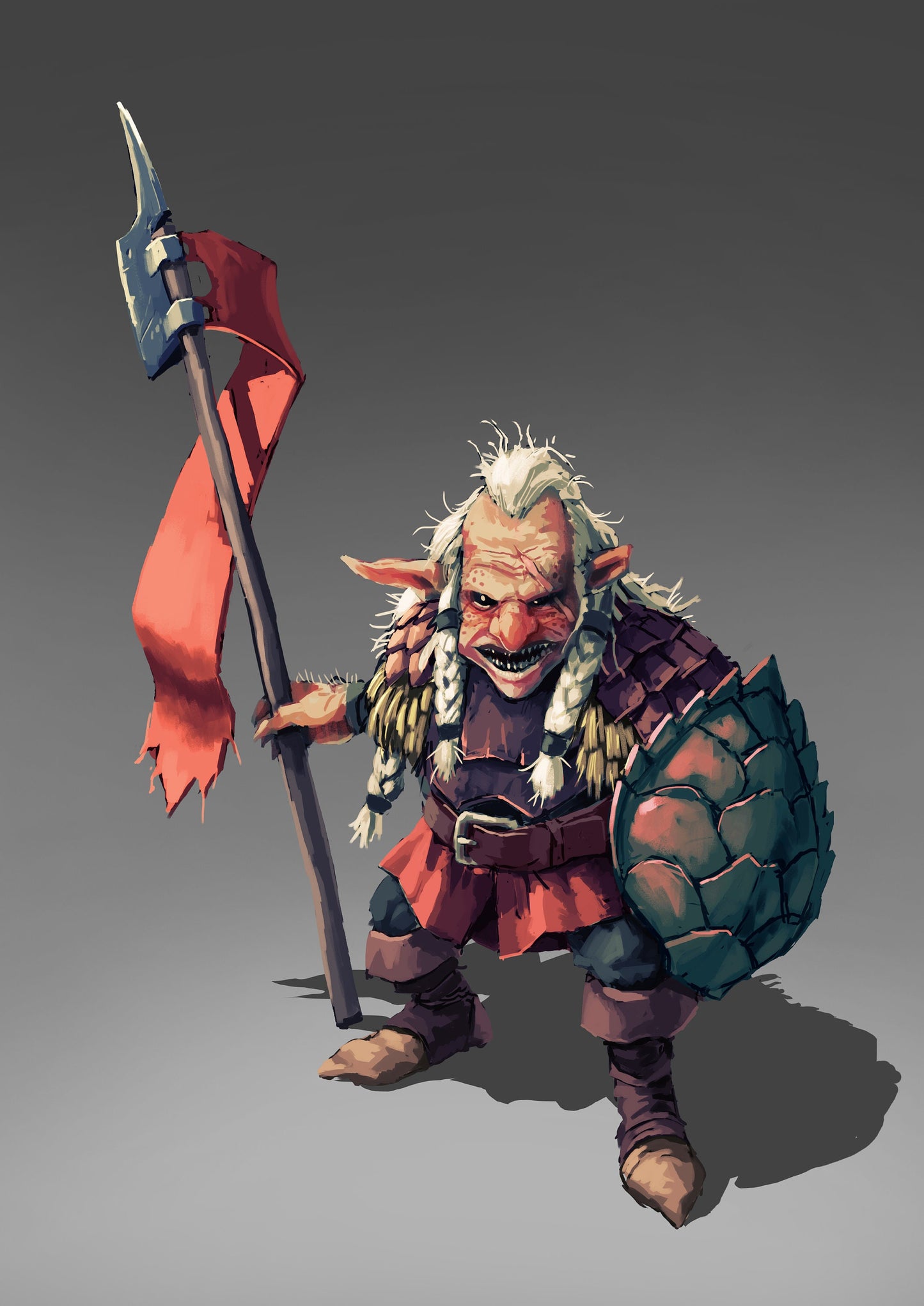 Goblin Chieftain Miniature  | RPG Minis | D&D | DND | RPG | Tabletop Gaming |  From LegendBuilds