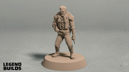 Human Male Rogue/Bandit Miniature  | RPG Minis | D&D | DND | RPG | Tabletop Gaming |  From LegendBuilds