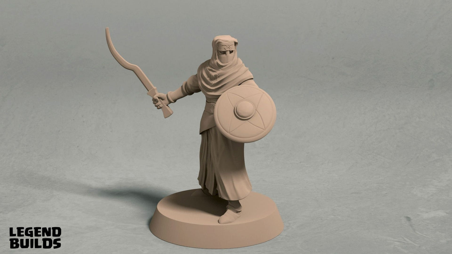 Swordsmen - Desert Cultists/City Guard Miniatures  | RPG Minis | D&D | DND | RPG | Tabletop Gaming |  From LegendBuilds