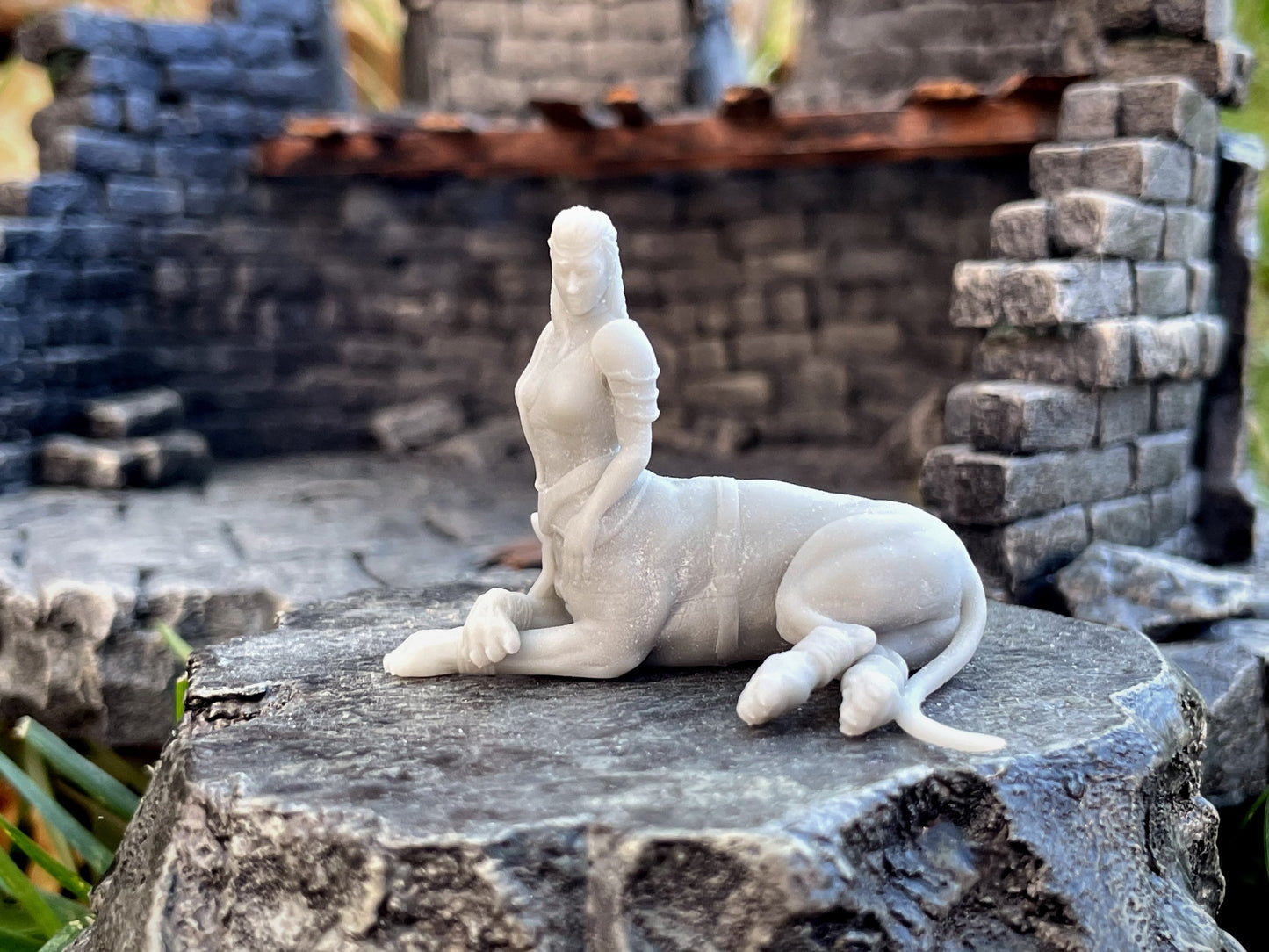 Lamia Miniature  | RPG Minis | D&D | DND | RPG | Tabletop Gaming |  From Yasashii Kyojin Studios