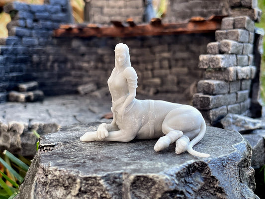 Lamia Miniature  | RPG Minis | D&D | DND | RPG | Tabletop Gaming |  From Yasashii Kyojin Studios