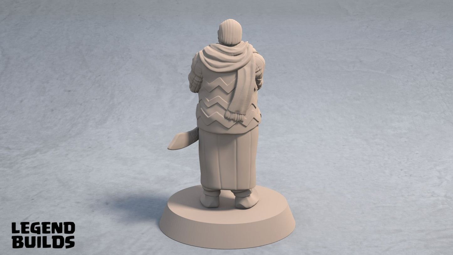 Male Merchant/Fighter Miniature  | RPG Minis | D&D | DND | RPG | Tabletop Gaming |  From LegendBuilds