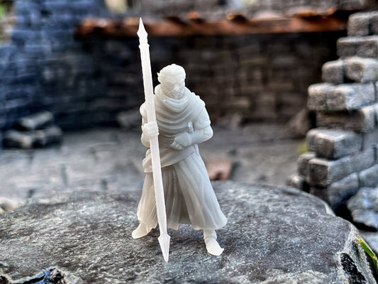 Male Monk Miniature  | RPG Minis | D&D | DND | RPG | Tabletop Gaming |  From LegendBuilds