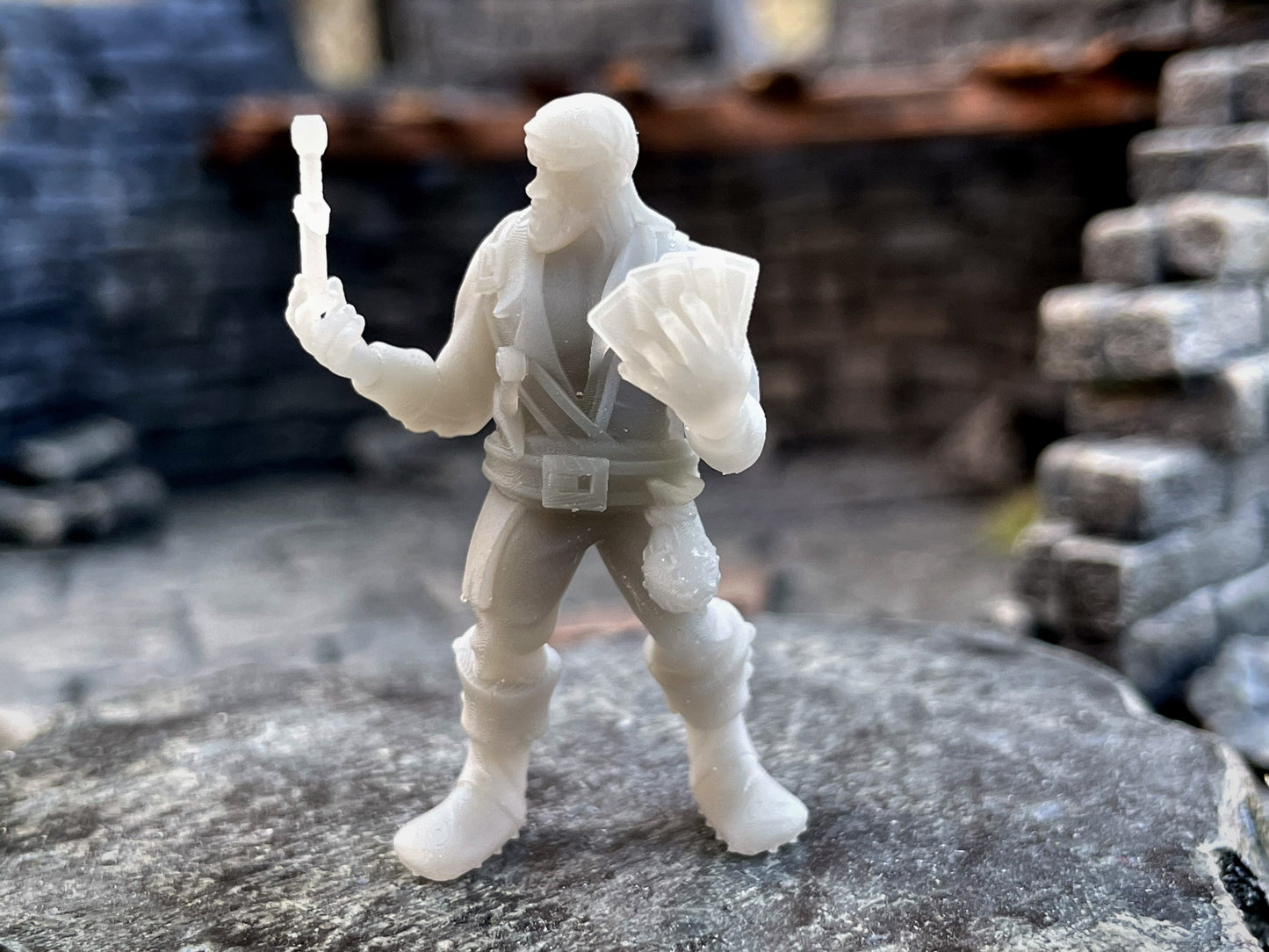 Bandit Miniature | DND Bandit | Dungeons and Dragons Bandit | D&D Gambler | Pathfinder Enemy | Tabletop Gaming Rogue