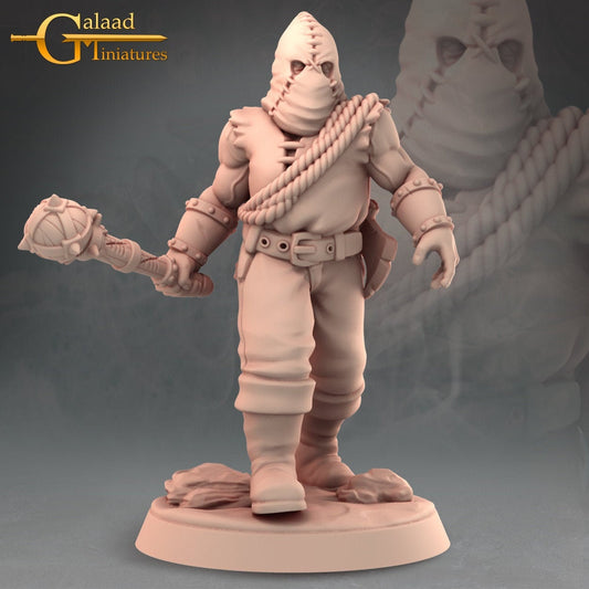 Executioner or Bandit Miniature  | RPG Minis | D&D | DND | RPG | Tabletop Gaming |  From Galaad Miniatures
