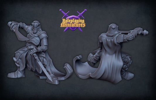 Warforged Paladin Miniature  | RPG Minis | DND | D&D | RPG | Tabletop Gaming |  From Roleplaying Miniatures