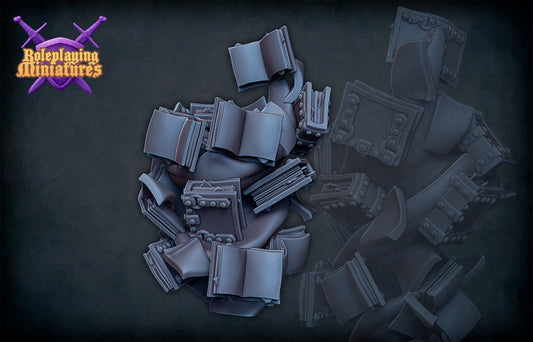 Animated Books Miniature  | RPG Minis | DND | D&D | RPG | Tabletop Gaming |  From Roleplaying Miniatures