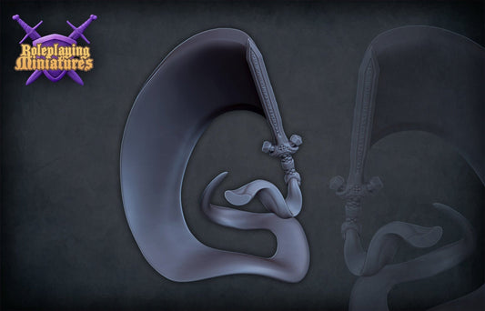 Animated Sword Miniature  | RPG Minis | DND | D&D | RPG | Tabletop Gaming |  From Roleplaying Miniatures