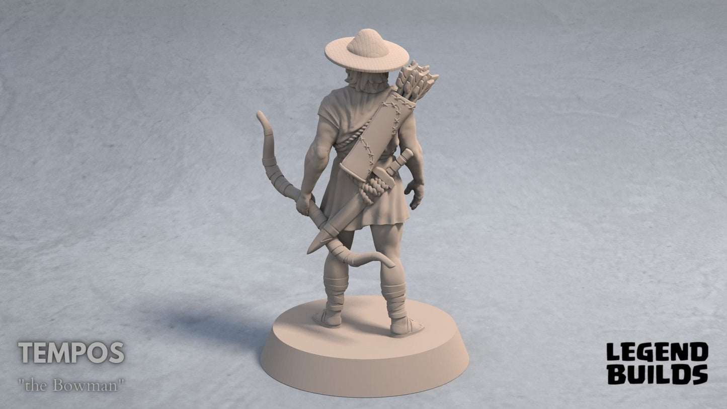 Male Ranger Miniature  | RPG Minis | D&D | DND | RPG | Tabletop Gaming |  From LegendBuilds