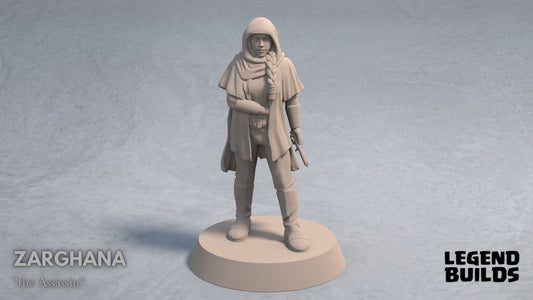 Female Rogue Miniature  | RPG Minis | D&D | DND | RPG | Tabletop Gaming |  From LegendBuilds