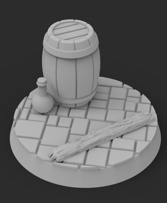 Male Fighter Miniature  | RPG Minis | D&D | DND | RPG | Tabletop Gaming |  From ToyDoy Miniatures