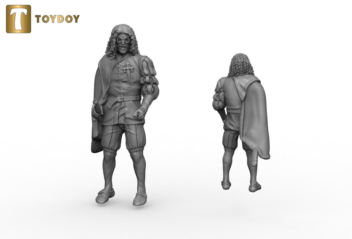 Male Wizard Miniature  | RPG Minis | D&D | DND | RPG | Tabletop Gaming |  From ToyDoy Miniatures