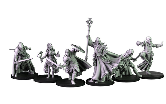 Adventuring Crew Miniature Collection  | RPG Minis | D&D | DND | RPG | Tabletop Gaming |  From Cross Lances