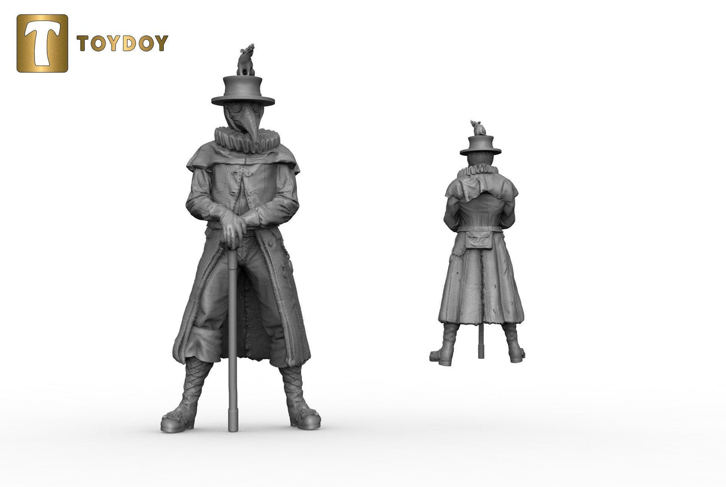 Plague Doctor Miniature  | RPG Minis | D&D | DND | RPG | Tabletop Gaming |  From ToyDoy Miniatures