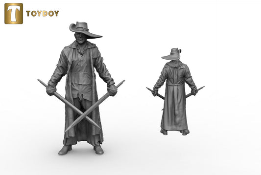 Male Fighter Miniature  | RPG Minis | D&D | DND | RPG | Tabletop Gaming |  From ToyDoy Miniatures