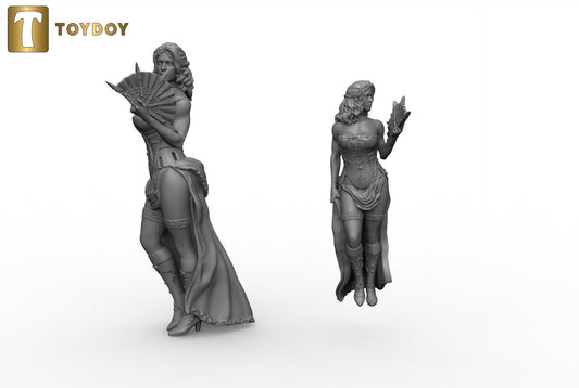 Femme Fatale Miniature  | RPG Minis | D&D | DND | RPG | Tabletop Gaming |  From ToyDoy Miniatures