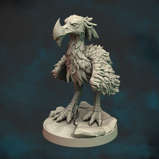 Icewind Axebeak Miniature  | RPG Minis | D&D | DND | RPG | Tabletop Gaming |  From Cursed Forge Miniatures