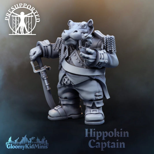 Hippokin Fighter Miniature  | RPG Minis | D&D | DND | RPG | Tabletop Gaming |  From Gloomy Kid Minis