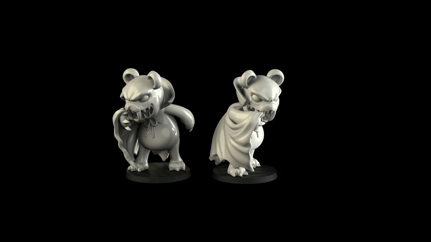Cute N Spooky Halloween Animals Collection  | RPG Minis | D&D | DND | RPG | Tabletop Gaming |  From Cross Lances