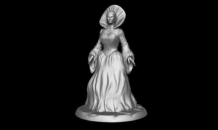 Female Noble Miniature  | RPG Minis | DND | D&D | RPG | Tabletop Gaming |  From Mia Kay Miniatures