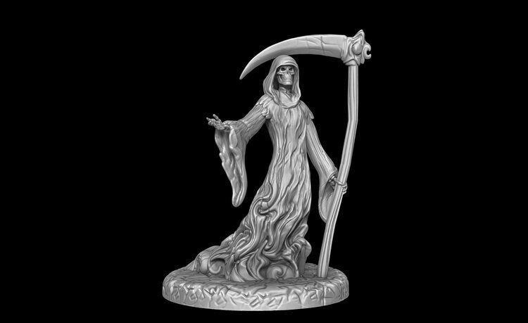 Grim Reaper Miniature  | RPG Minis | DND | D&D | RPG | Tabletop Gaming |  From Mia Kay Miniatures