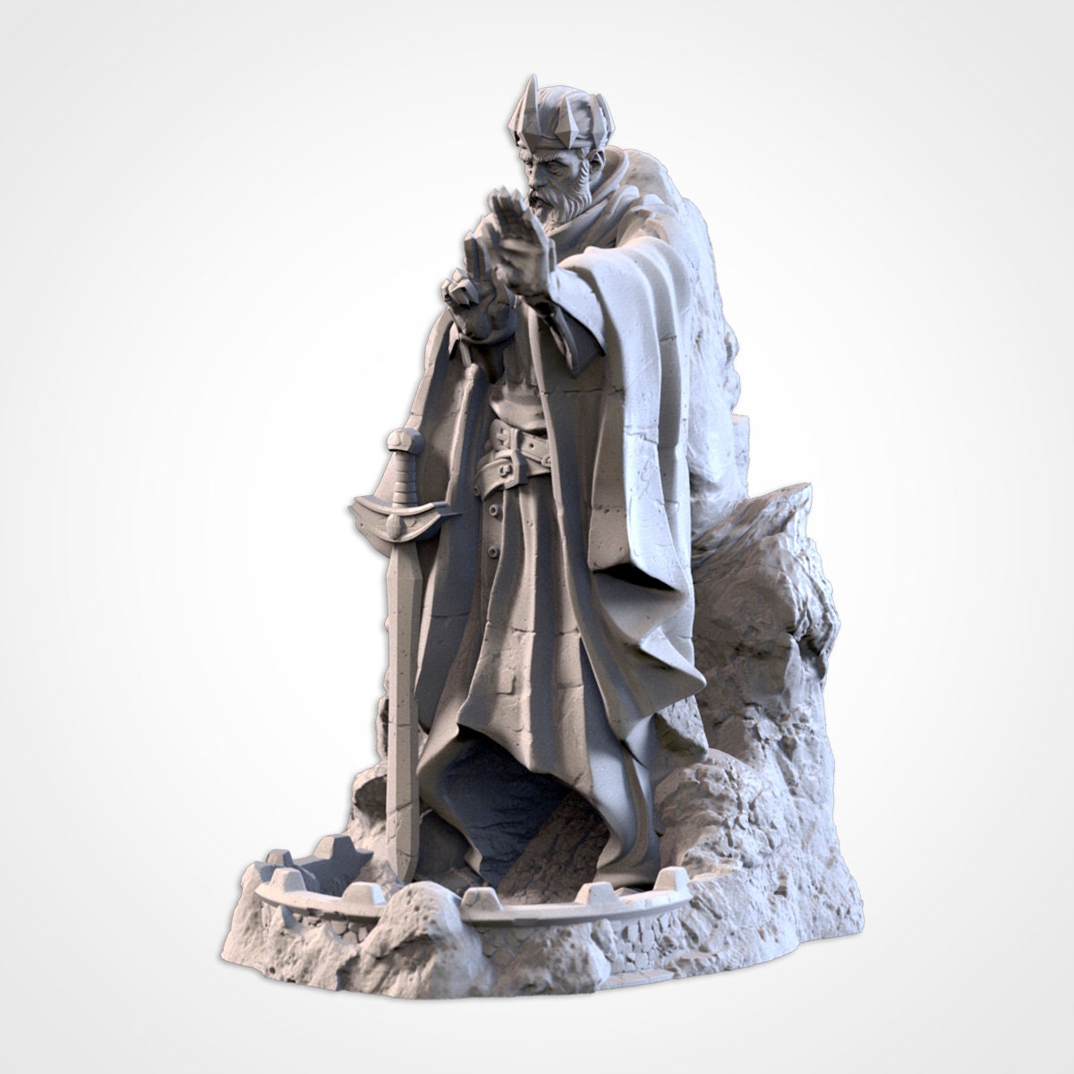 Dice Tower - Pillar of the King | Terrain | Roleplaying | DND | D&D | RPG | Tabletop Gaming | Fantasy Miniatures | From Txarli Factory