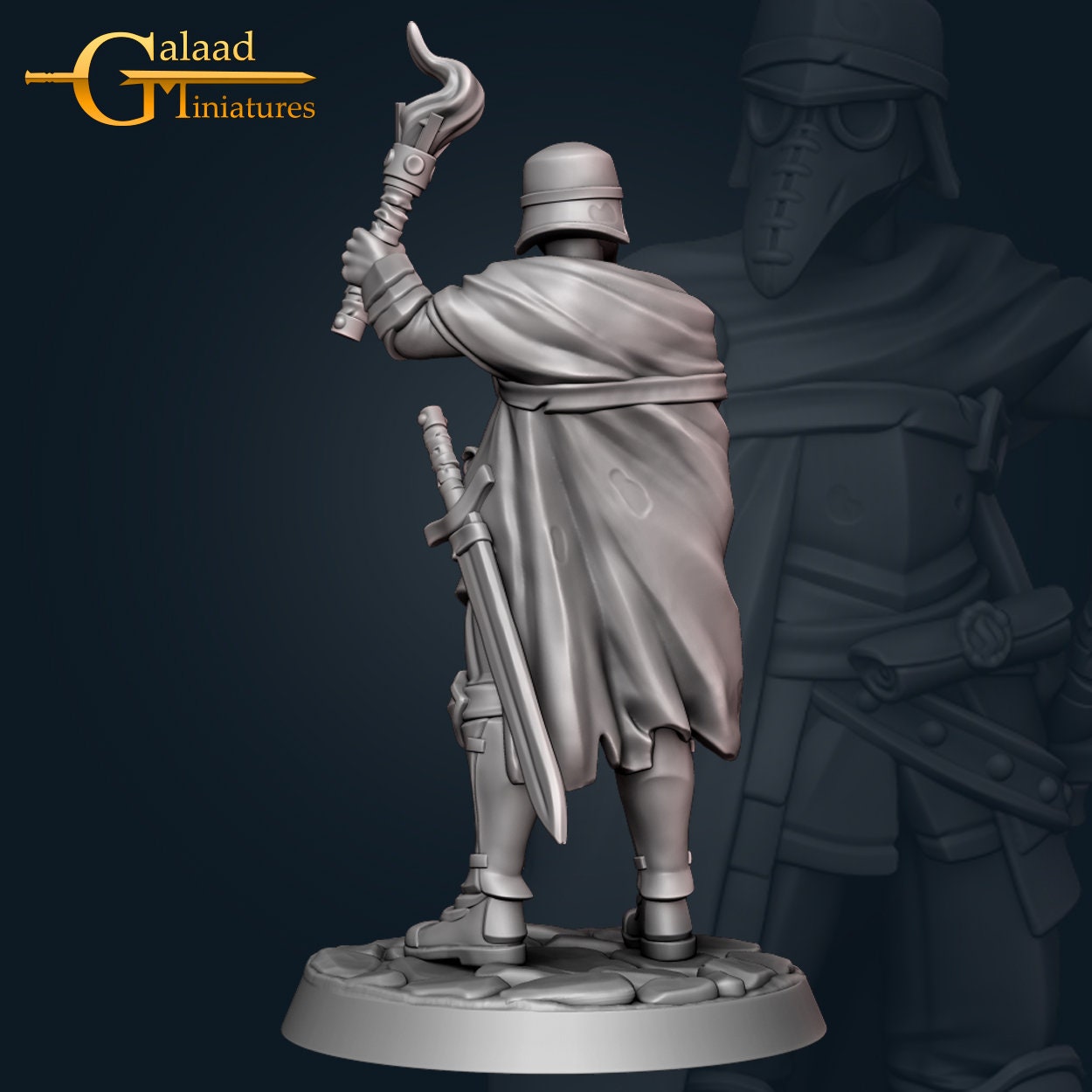 Plague Doctor Minis (4 options)  | RPG Minis | D&D | DND | RPG | Tabletop Gaming |  From Galaad Miniatures