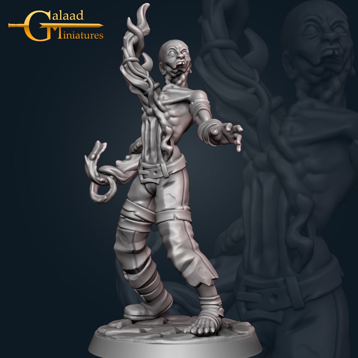 Plague Victim Minis (3 options)  | RPG Minis | D&D | DND | RPG | Tabletop Gaming |  From Galaad Miniatures
