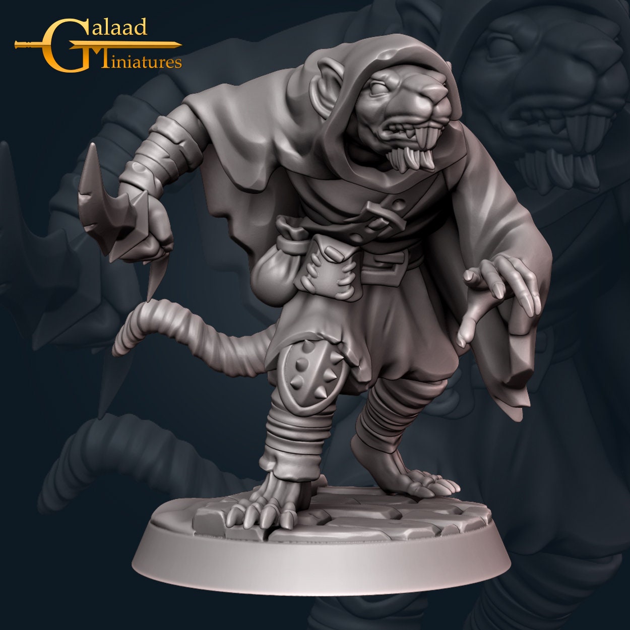 Wererat Swarm Minis (4 options)  | RPG Minis | D&D | RPG | Tabletop Gaming |  From Galaad Miniatures