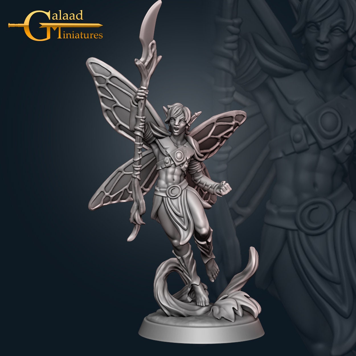 Fairy Miniatures (9 Variations)  | RPG Minis | D&D | RPG | Tabletop Gaming |  From Galaad Miniatures
