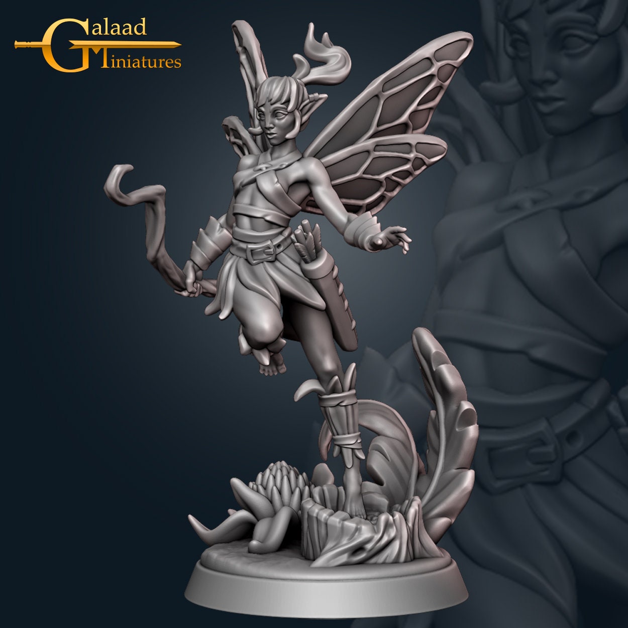 Fairy Miniatures (9 Variations)  | RPG Minis | D&D | RPG | Tabletop Gaming |  From Galaad Miniatures