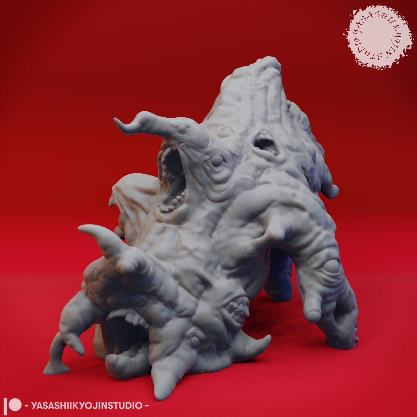 Gibbering Mouther Miniature  | RPG Minis | D&D | DND | RPG | Tabletop Gaming |  From Yasashii Kyojin Studios