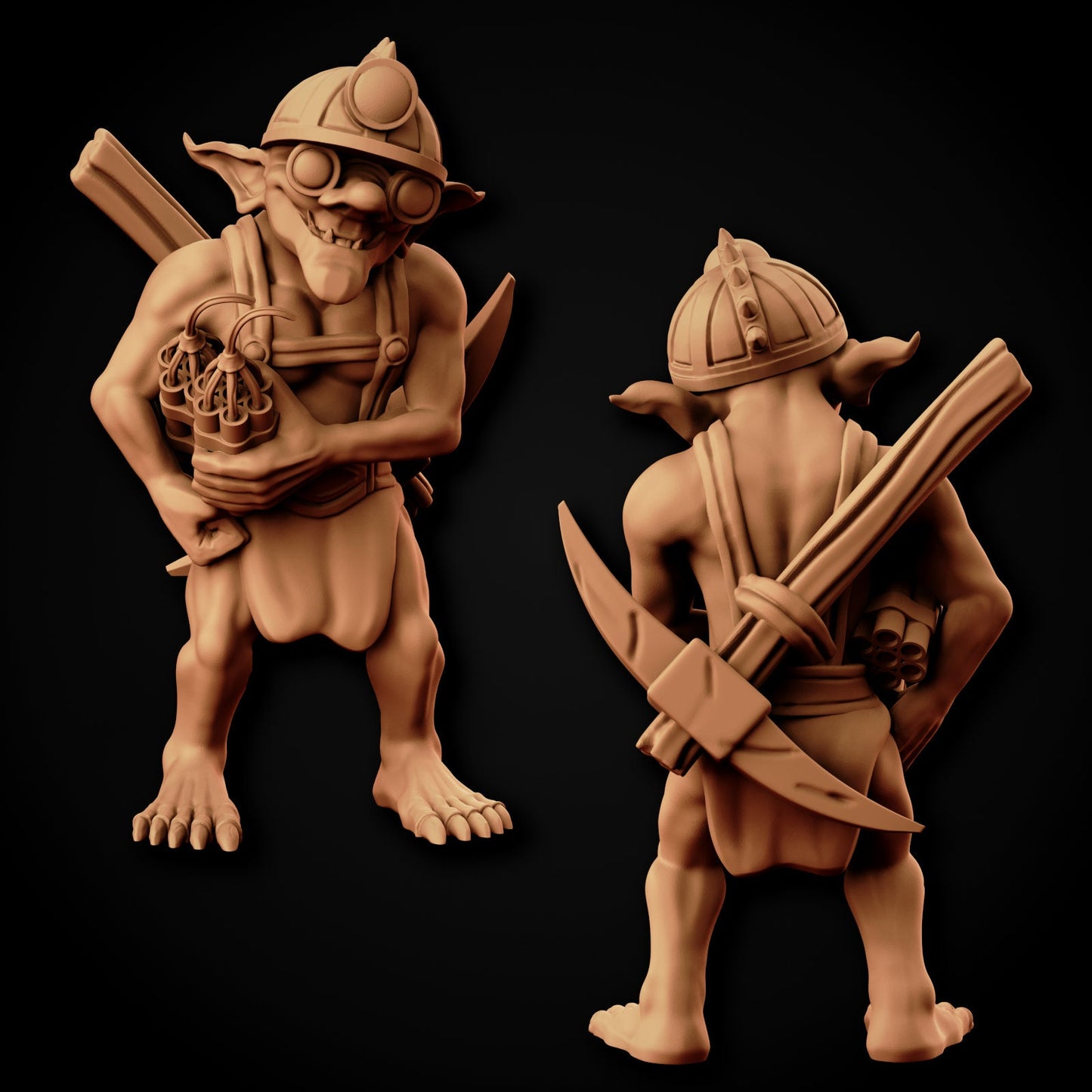 Goblin Miner Miniatures  | RPG Minis | DND | D&D | RPG | Tabletop Gaming |  From MiniForge