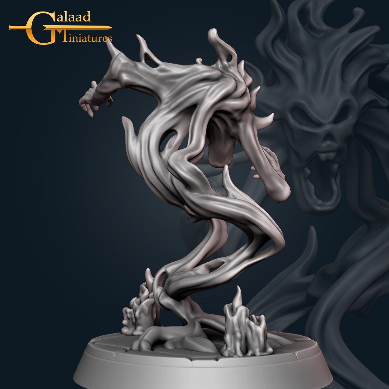 DND Ghost Miniature  | RPG Minis | D&D | RPG | Tabletop Gaming |  From Galaad Miniatures