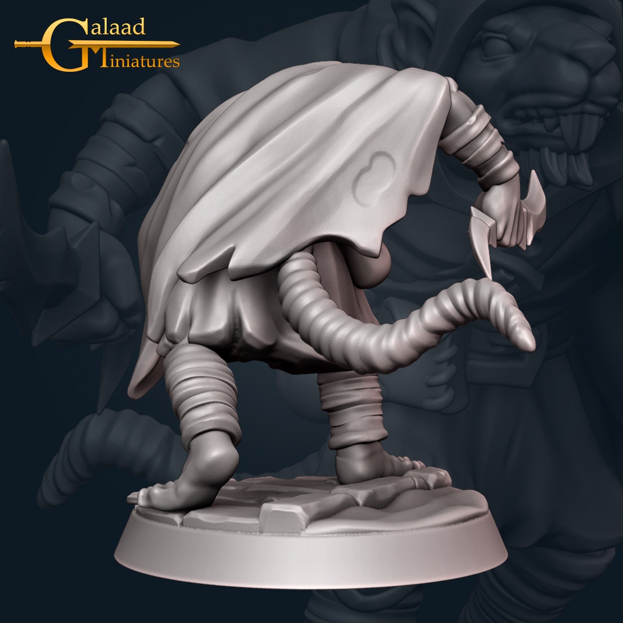 Wererat Swarm Minis (4 options)  | RPG Minis | D&D | RPG | Tabletop Gaming |  From Galaad Miniatures