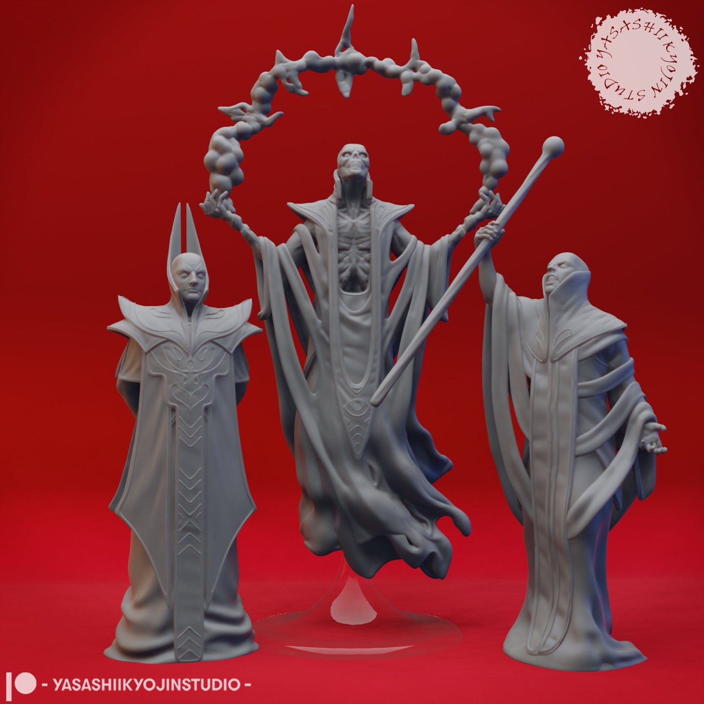 Red Wizards Miniatures  | RPG Minis | D&D | DND | RPG | Tabletop Gaming |  From Yasashii Kyojin Studios