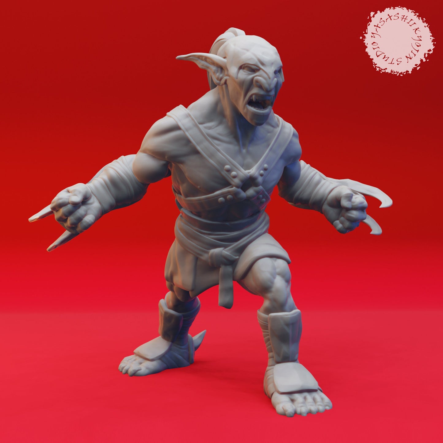 Goblin Warband Miniatures  | RPG Minis | D&D | DND | RPG | Tabletop Gaming |  From Yasashii Kyojin Studio