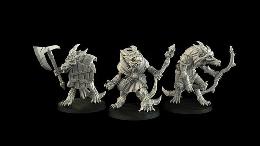 Kobold Miniatures - 3 Variations  | RPG Minis | D&D | DND | RPG | Tabletop Gaming |  From Cross Lances