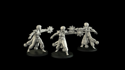 Female Desert Sorcerer Miniature  | RPG Minis | D&D | DND | RPG | Tabletop Gaming |  From Cross Lances