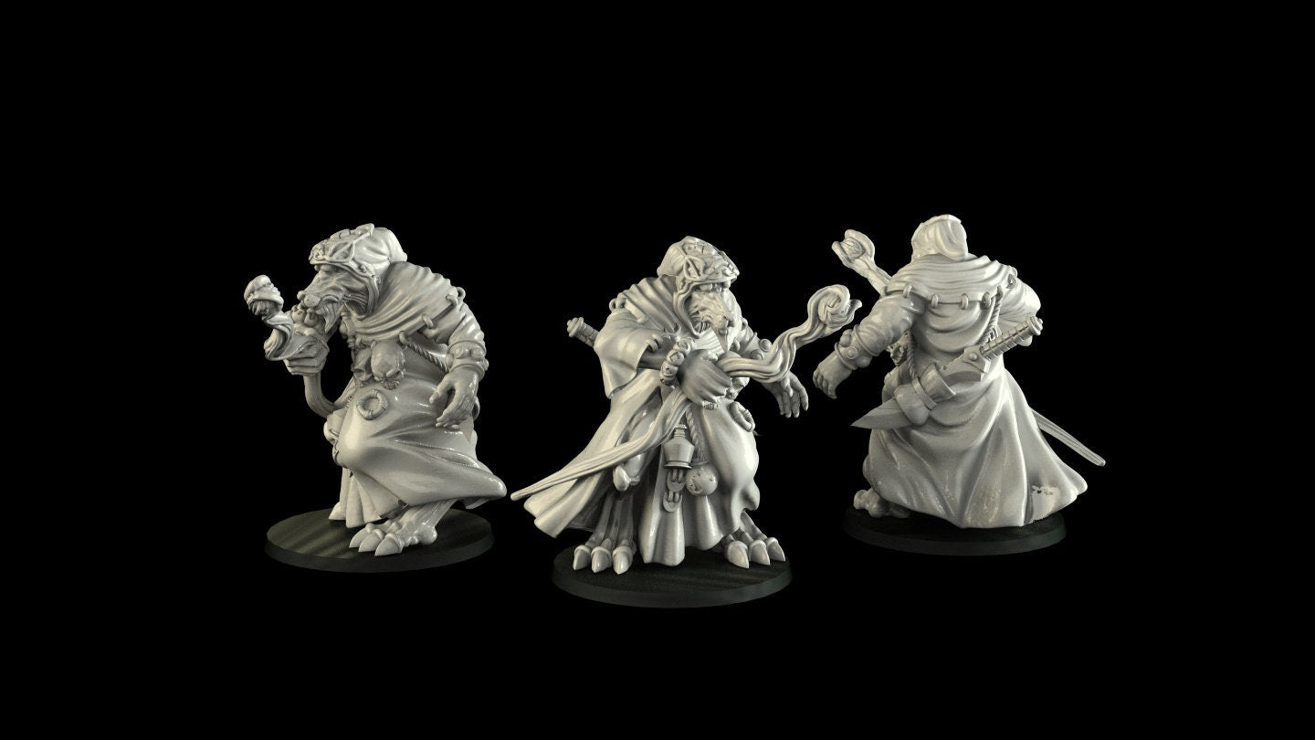 Werewolf Miniatures - 3 Variations  | RPG Minis | D&D | DND | RPG | Tabletop Gaming |  From Cross Lances