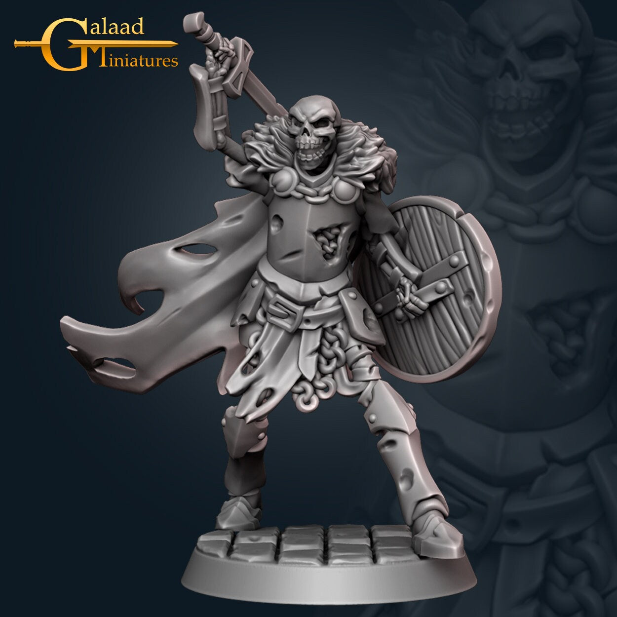 Northern Skeleton Miniatures - 7 Variations  | RPG Minis | D&D | DND | RPG | Tabletop Gaming |  From Galaad Miniatures