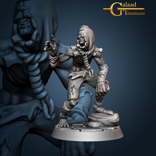 Ghoul Miniature  | RPG Minis | D&D | DND | RPG | Tabletop Gaming |  From Galaad Miniatures