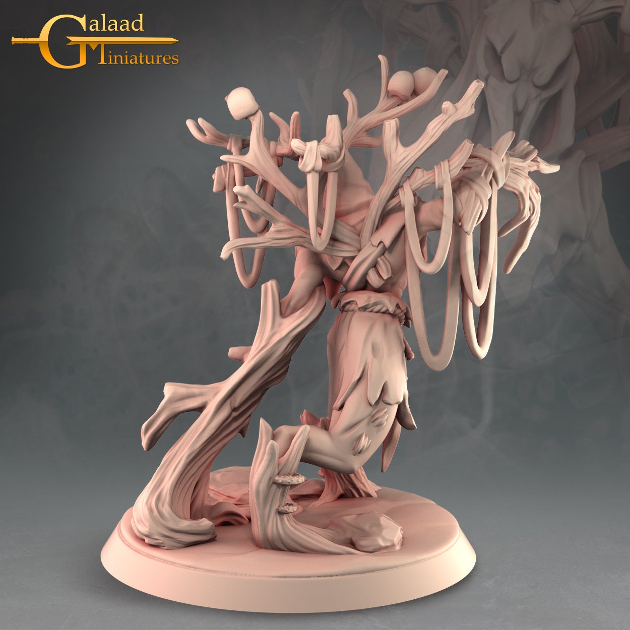 Swamp Wendigo Miniature  | RPG Minis | D&D | DND | RPG | Tabletop Gaming |  From Galaad Miniatures