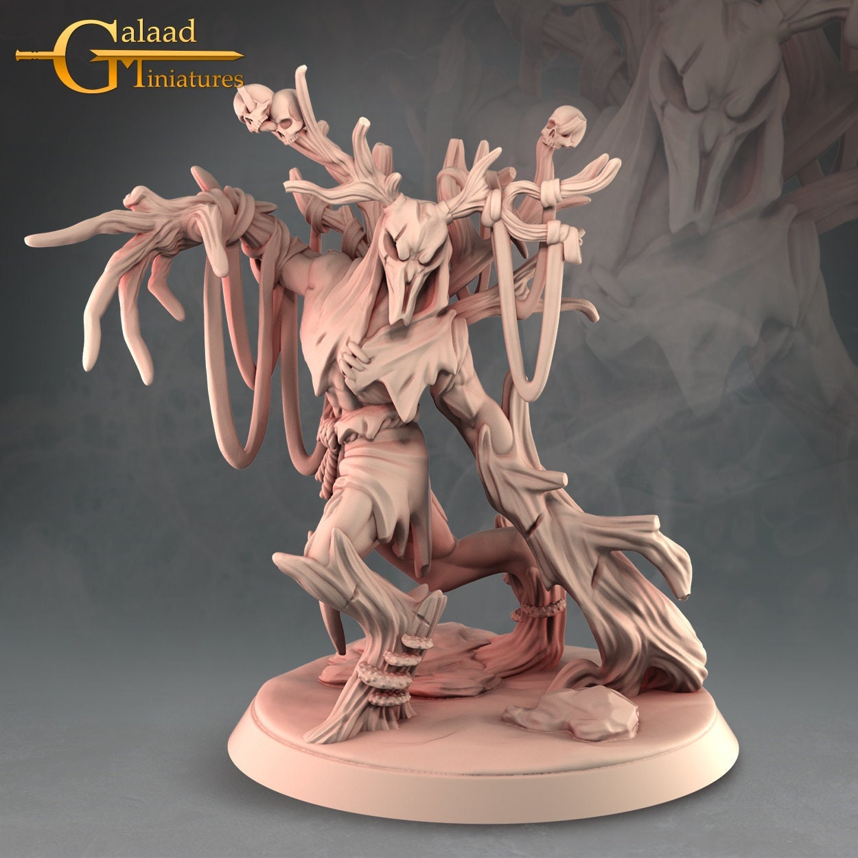 Swamp Wendigo Miniature  | RPG Minis | D&D | DND | RPG | Tabletop Gaming |  From Galaad Miniatures