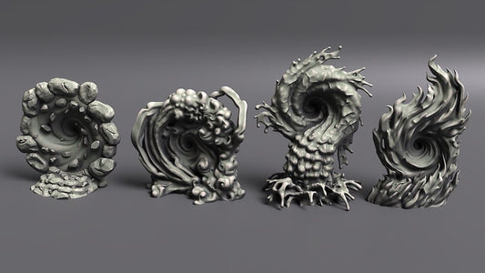 Elemental Portals Miniatures  | RPG Minis | D&D | RPG | Tabletop Gaming |  From Noblewolf Miniatures